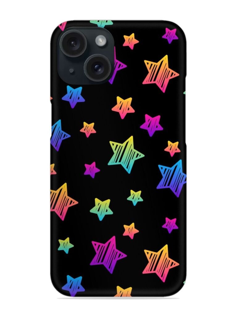 Buy Abstract Black Rainbow Snap Case at Rs. 99 Only - Zapvi