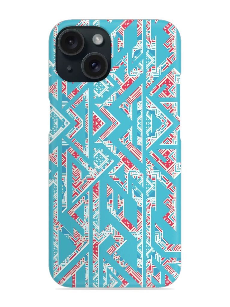 Buy Abstract Blue Geometric Snap Case at Rs. 99 Only - Zapvi