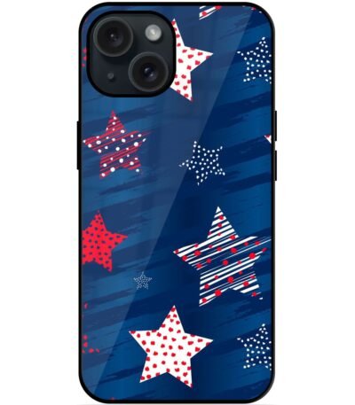 Buy Abstract Seamless Stars Glossy Metal TPU Case at Rs. 249 Only - Zapvi