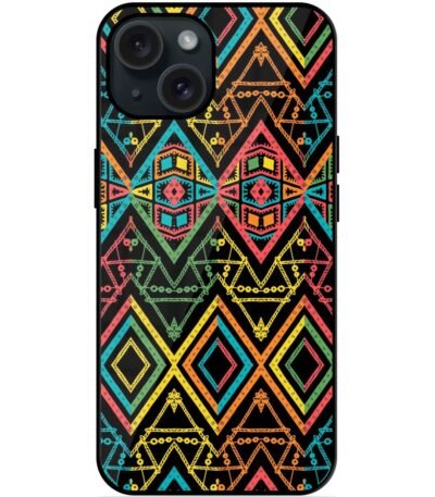 Buy Abstract Zigzag Pattern Glossy Metal TPU Case at Rs. 249 Only - Zapvi