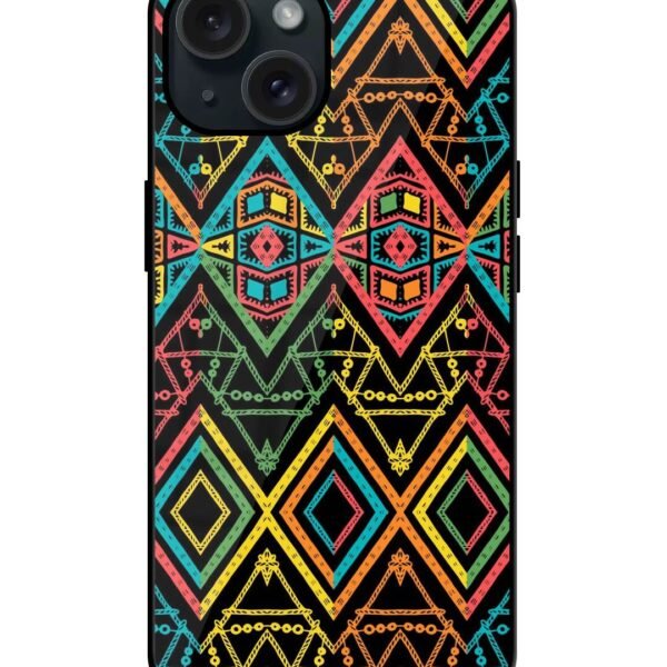 Buy Abstract Zigzag Pattern Glossy Metal TPU Case at Rs. 249 Only - Zapvi