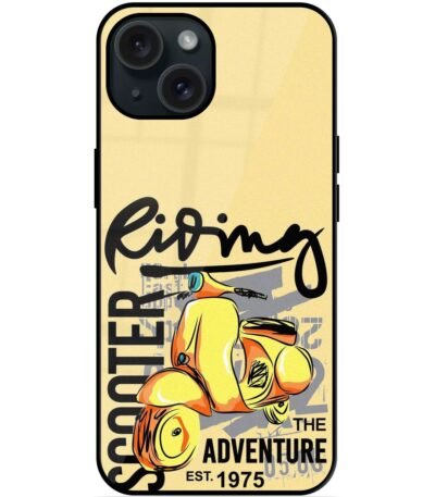 Buy Adventure Riding Scooter Glossy Metal TPU Case at Rs. 249 Only - Zapvi