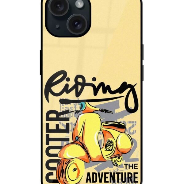 Buy Adventure Riding Scooter Glossy Metal TPU Case at Rs. 249 Only - Zapvi