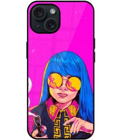 Buy Aesthetic Anime Girl Glossy Metal TPU Case at Rs. 249 Only - Zapvi