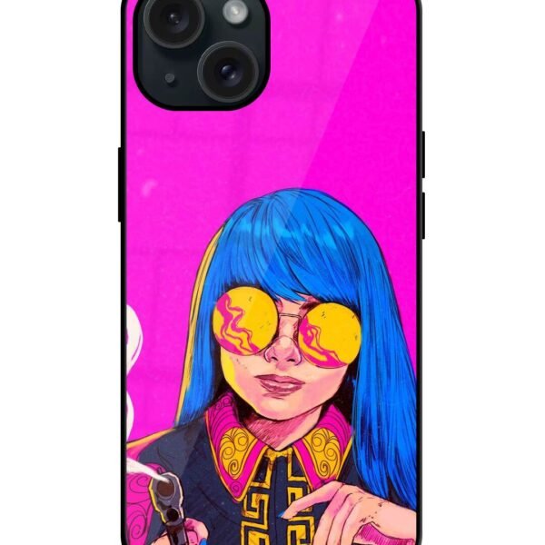 Buy Aesthetic Anime Girl Glossy Metal TPU Case at Rs. 249 Only - Zapvi