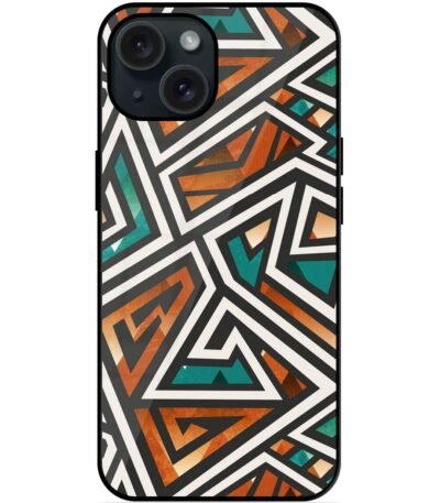 Buy African Geometric Seamless Glossy Metal TPU Case at Rs. 249 Only - Zapvi