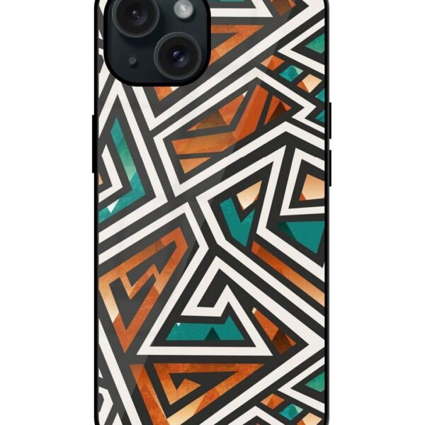 Buy African Geometric Seamless Glossy Metal TPU Case at Rs. 249 Only - Zapvi
