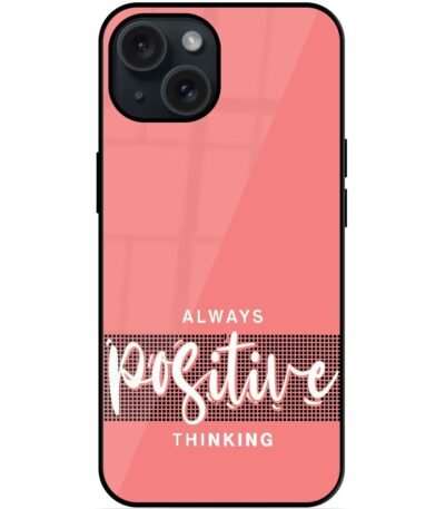Buy Always Positive Thinking Glossy Metal TPU Case at Rs. 249 Only - Zapvi
