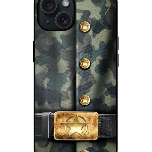 Buy Army Background Glossy Metal TPU Case at Rs. 249 Only - Zapvi