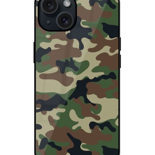 Buy Army Military Camouflage Dark Green Glossy Metal TPU Case at Rs. 249 Only - Zapvi
