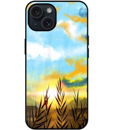 Buy Autumn Fall Sunset Glossy Metal TPU Case at Rs. 249 Only - Zapvi