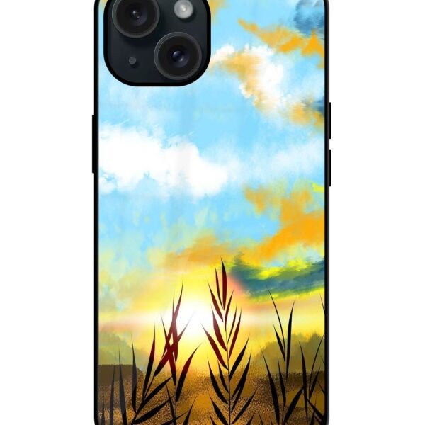 Buy Autumn Fall Sunset Glossy Metal TPU Case at Rs. 249 Only - Zapvi