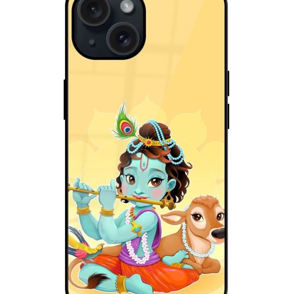 Buy Bal Krishna Flute Art Glossy Metal TPU Case at Rs. 249 Only - Zapvi