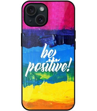 Buy Be Positive Colorful Glossy Metal TPU Case at Rs. 249 Only - Zapvi