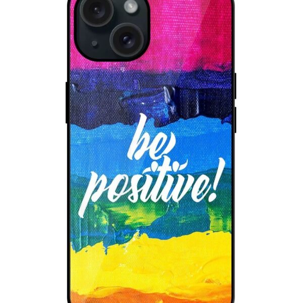 Buy Be Positive Colorful Glossy Metal TPU Case at Rs. 249 Only - Zapvi