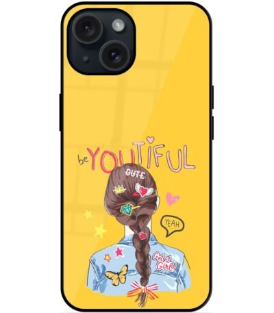 Buy Be Youtiful Slogan Glossy Metal TPU Case at Rs. 249 Only - Zapvi