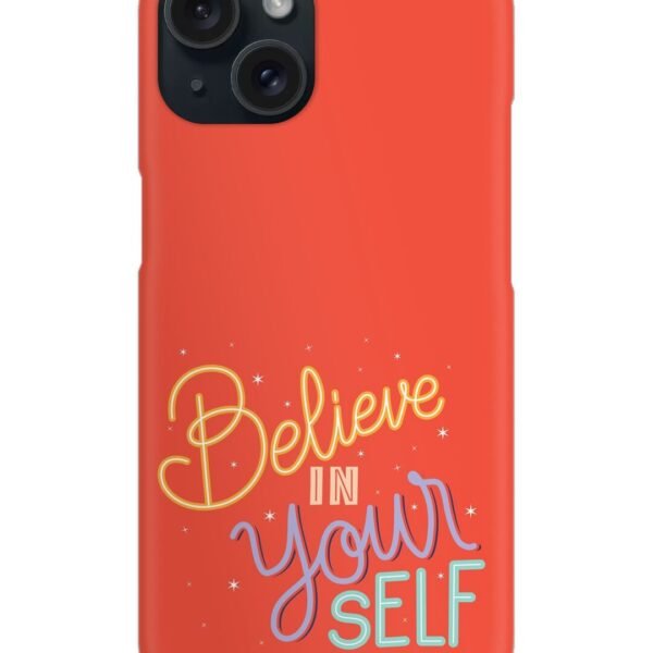 Buy Believe Yourself Lettering Snap Case at Rs. 99 Only - Zapvi