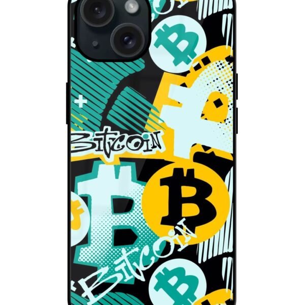 Buy Bitcoin Doodle Style Glossy Metal TPU Case at Rs. 249 Only - Zapvi