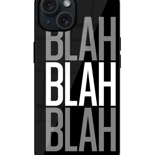 Buy Blah Blah Blah Wallpaper Glossy Metal TPU Case at Rs. 249 Only - Zapvi