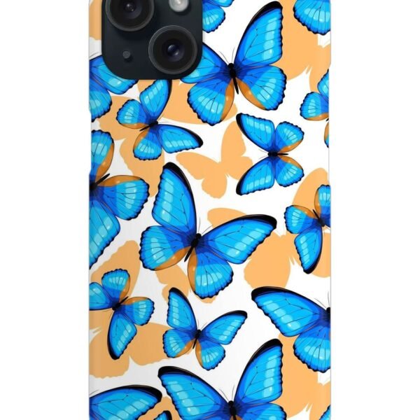 Buy Blue Tropical Butterflies Snap Case at Rs. 99 Only - Zapvi