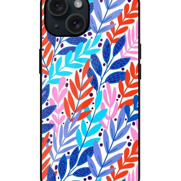 Buy Bright Floral Tropical Glossy Metal TPU Case at Rs. 249 Only - Zapvi