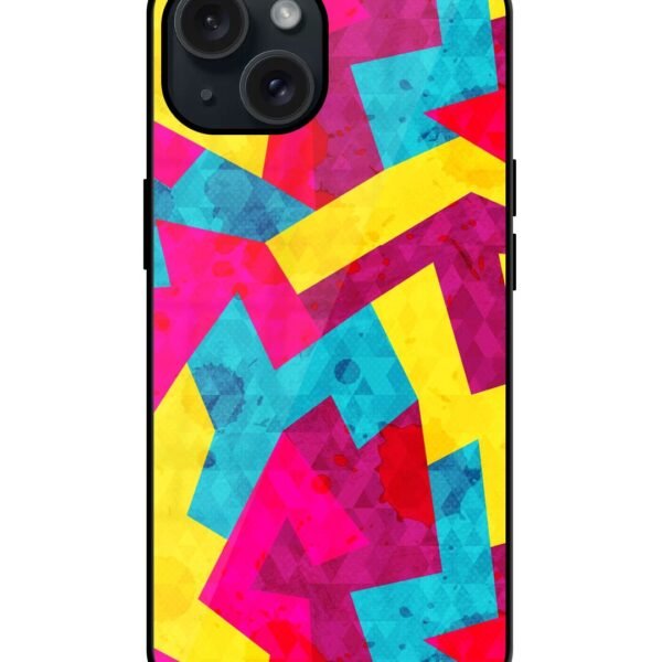 Buy Bright Geometric Seamless Glossy Metal TPU Case at Rs. 249 Only - Zapvi
