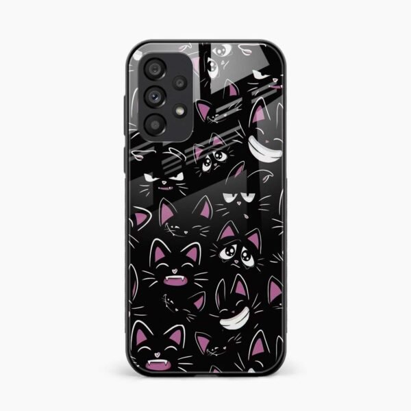 Cute Black Cat Samsung A23 Back Cover